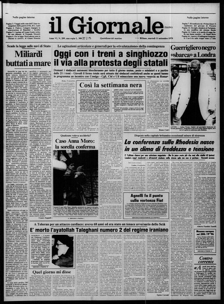 Il giornale nuovo : quotidiano del mattino